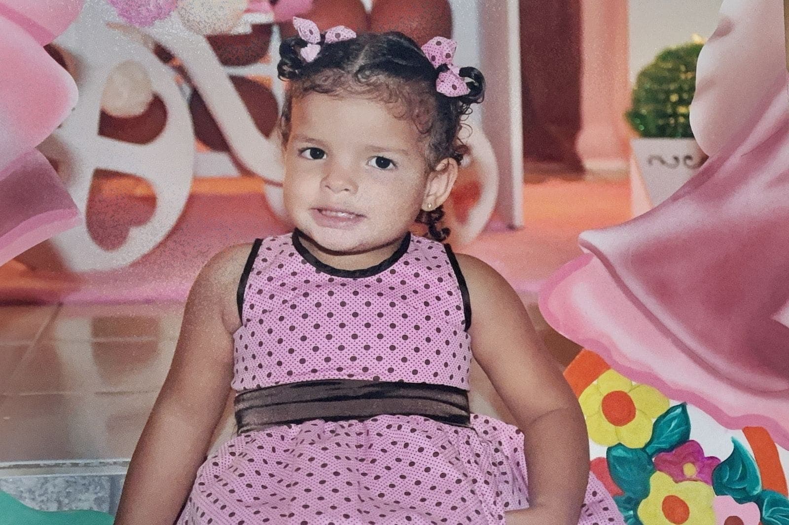 Maria Letícia aos 2 anos