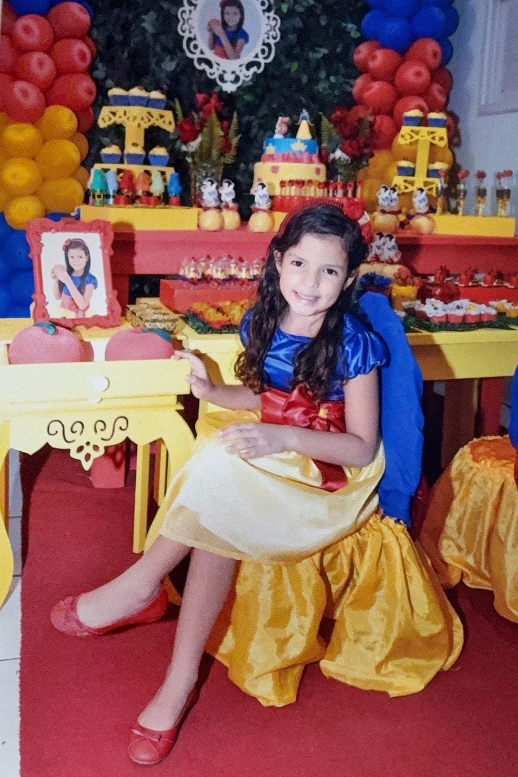 Maria Letícia aos 5 anos